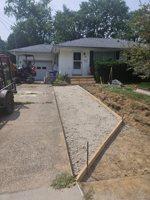 Concrete and construction project completed by CS & Sons Concrete LLC in Northeast Ohio