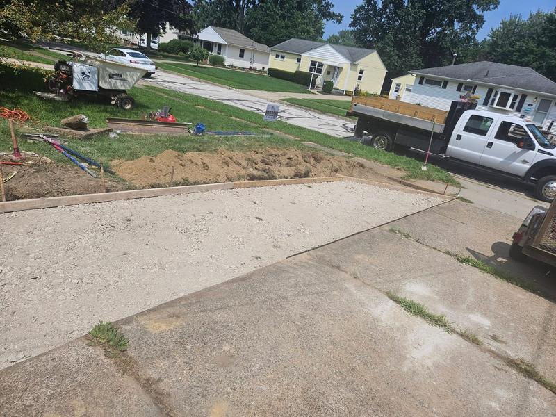 Concrete and construction project completed by CS & Sons Concrete LLC in Northeast Ohio