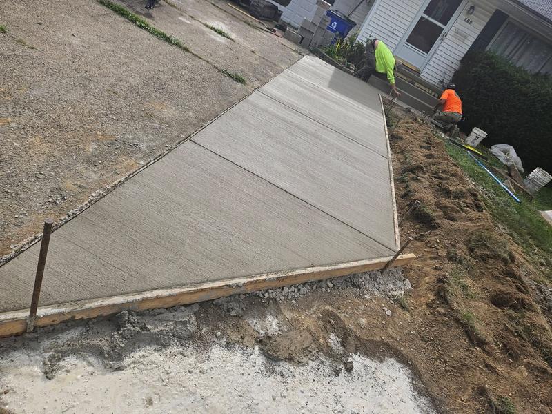 Concrete and construction project completed by CS & Sons Concrete LLC in Northeast Ohio