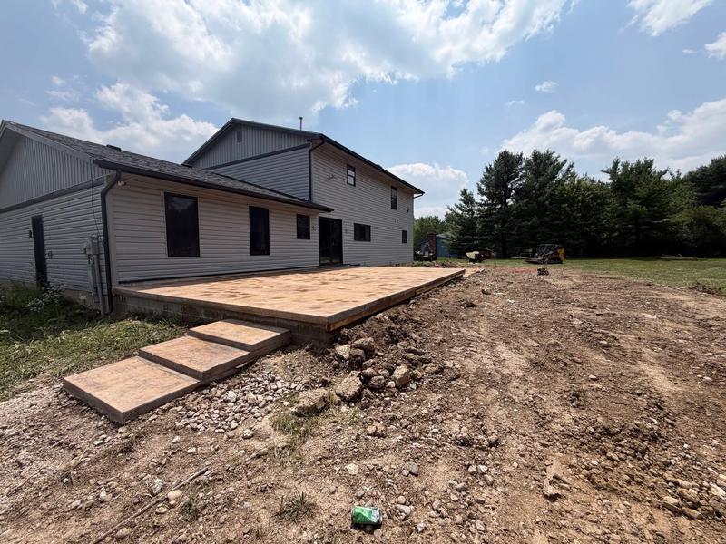 Concrete and construction project completed by CS & Sons Concrete LLC in Northeast Ohio