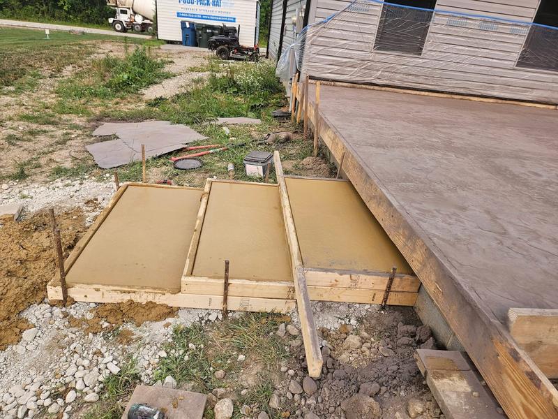 Concrete and construction project completed by CS & Sons Concrete LLC in Northeast Ohio