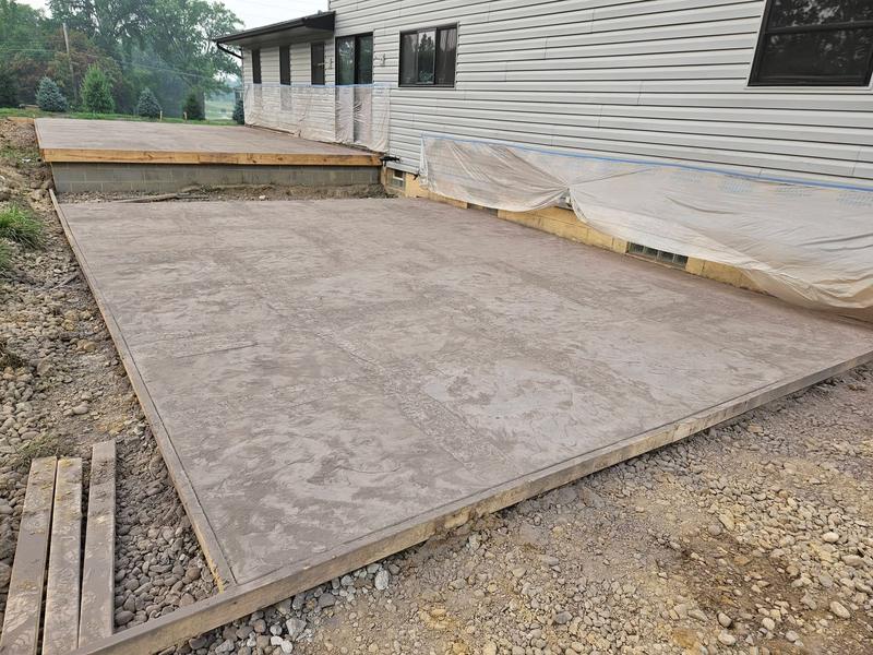 Concrete and construction project completed by CS & Sons Concrete LLC in Northeast Ohio