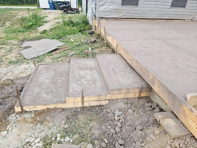 Concrete and construction project completed by CS & Sons Concrete LLC in Northeast Ohio