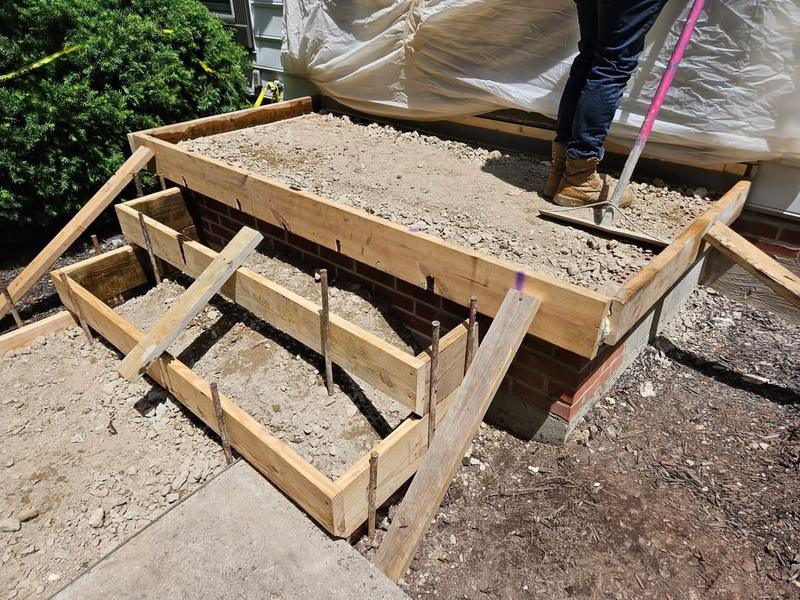Concrete and construction project completed by CS & Sons Concrete LLC in Northeast Ohio