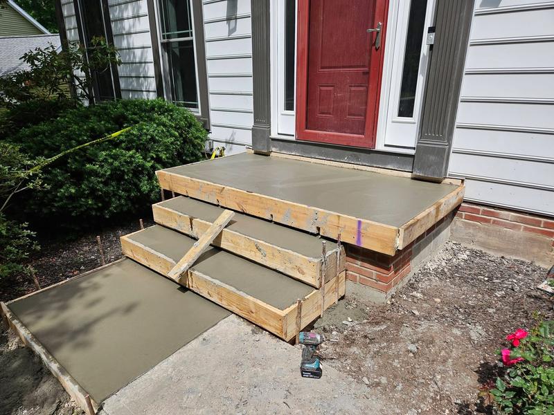 Concrete and construction project completed by CS & Sons Concrete LLC in Northeast Ohio