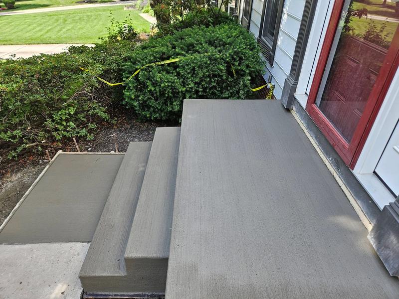 Concrete and construction project completed by CS & Sons Concrete LLC in Northeast Ohio