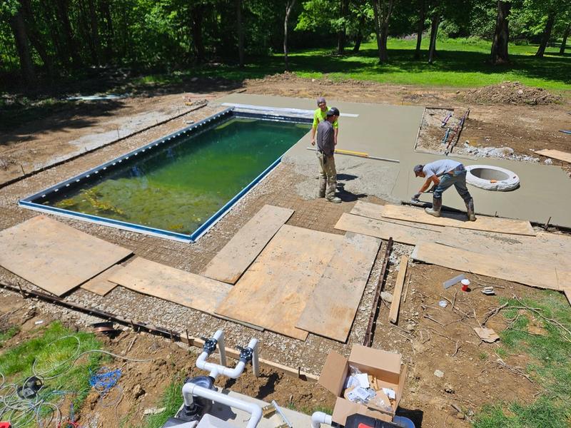 Concrete and construction project completed by CS & Sons Concrete LLC in Northeast Ohio