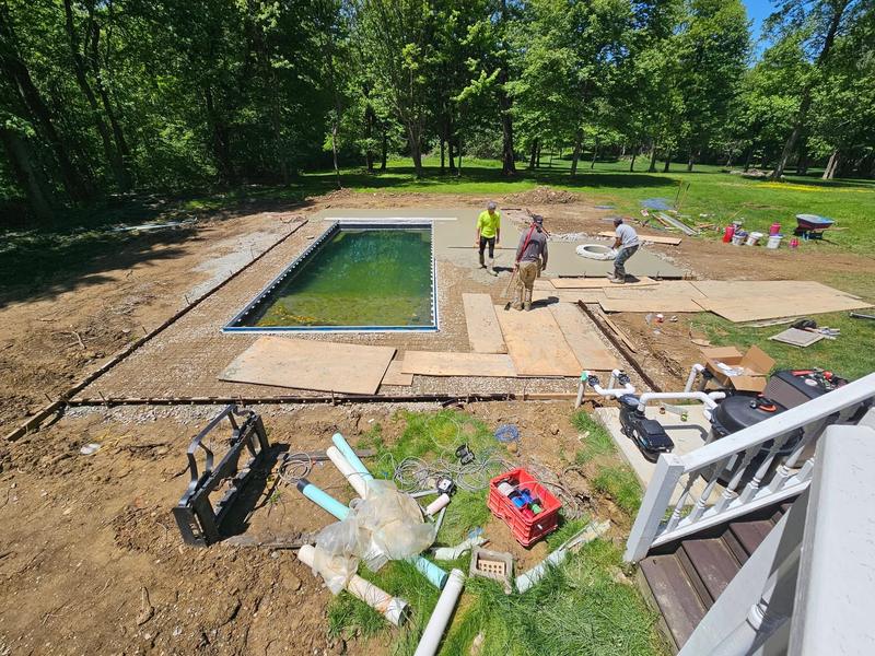 Concrete and construction project completed by CS & Sons Concrete LLC in Northeast Ohio