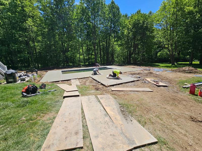 Concrete and construction project completed by CS & Sons Concrete LLC in Northeast Ohio