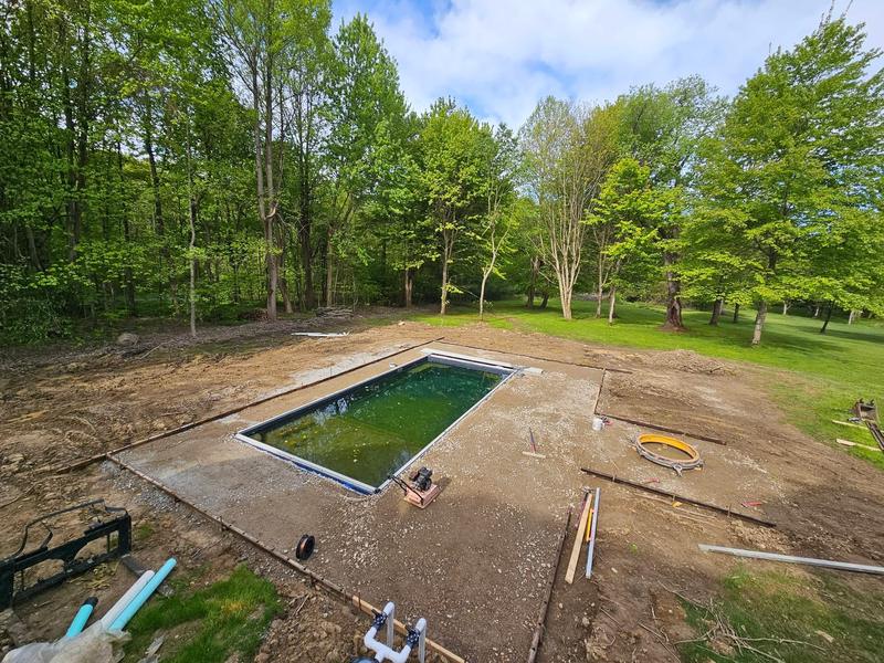 Concrete and construction project completed by CS & Sons Concrete LLC in Northeast Ohio