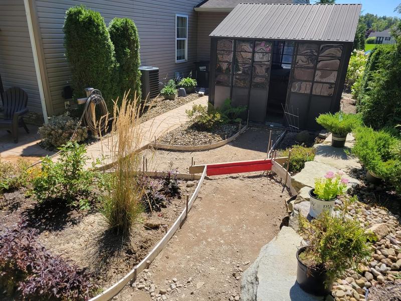 Concrete and construction project completed by CS & Sons Concrete LLC in Northeast Ohio