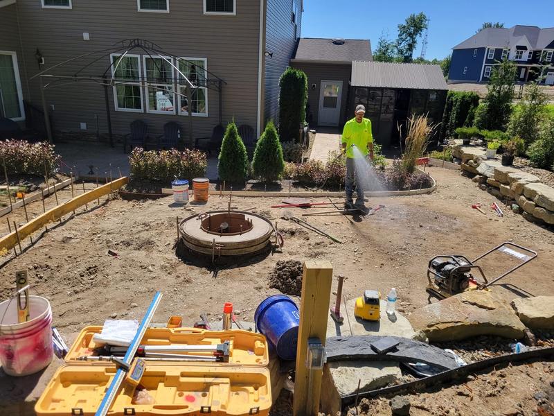 Concrete and construction project completed by CS & Sons Concrete LLC in Northeast Ohio