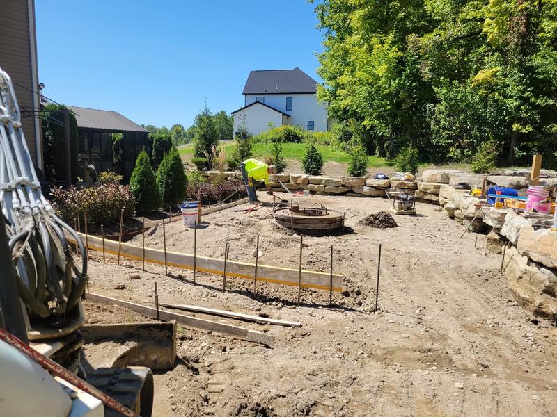 Concrete and construction project completed by CS & Sons Concrete LLC in Northeast Ohio